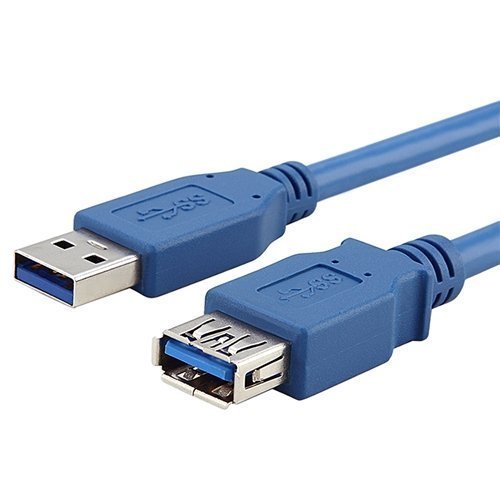 ULTRICS USB 3.0 Extension Lead 1M, Type A Male to Female 5Gbps Data Transfer Cord, Fast Charging Extender Cable Compatible with PC Phone Card Reader Hub Keyboard Hard Disk Printer Scanner Camera