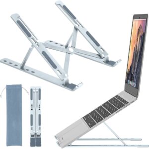 Adjustable Portable Aluminum Foldable Ventilated Multi-Angle Laptop Stand