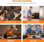 ULTRICS Digital Multimeter Volts, Amps, Ohms Checker with Backlight - Image 4