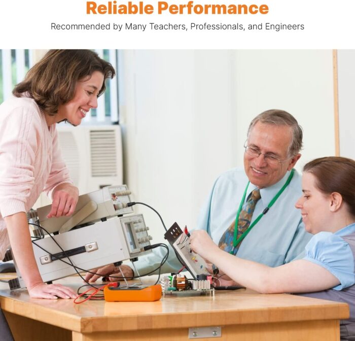 ULTRICS Digital Multimeter Volts, Amps, Ohms Checker with Backlight - Image 5