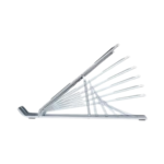 Ergonomic Adjustable Portable Aluminum Laptop Stand for Desk