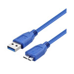 ULTRICS USB 3.0 Extension Lead - A blue USB 3.0 extension cable with male and female connectors. Ideal for extending USB connections and providing high-speed data transfer between devices.Transfer data quickly with ULTRICS 1M USB Male A to Micro B Cable. Supports up to 5Gbps for fast and efficient performance.