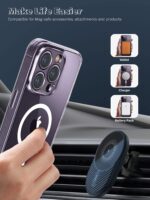 Magnetic Case for iPhone - Compatible with Mag-safe Wireless Charging, Shockproof Phone Bumper. Sleek and protective phone case designed for seamless Mag-safe charging.