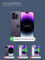 Magnetic Case for iPhone - Compatible with Mag-safe Wireless Charging, Shockproof Phone Bumper. Sleek and protective phone case designed for seamless Mag-safe charging.