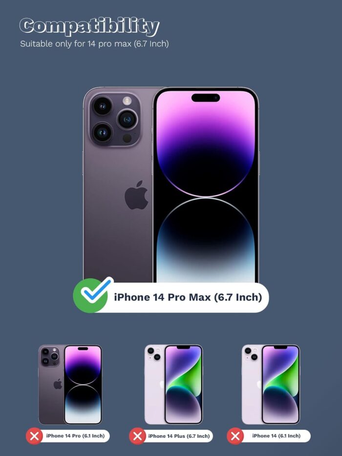 Magnetic Case for iPhone - Compatible with Mag-safe Wireless Charging, Shockproof Phone Bumper. Sleek and protective phone case designed for seamless Mag-safe charging.