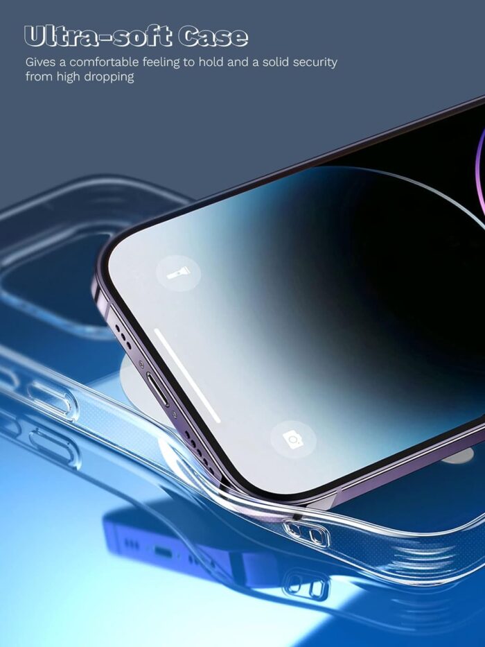 Magnetic Case for iPhone - Compatible with Mag-safe Wireless Charging, Shockproof Phone Bumper. Sleek and protective phone case designed for seamless Mag-safe charging.