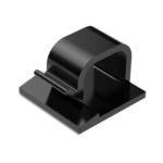 Self Adhesive Cable Clips for Cable Management Desk Wall Home Office – Black