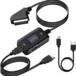 Scart to HDMI Converter with HDMI and Scart Cable